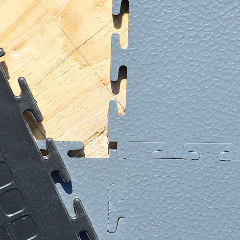 Tuff 7 Heavy duty PVC Floor tiles advantage